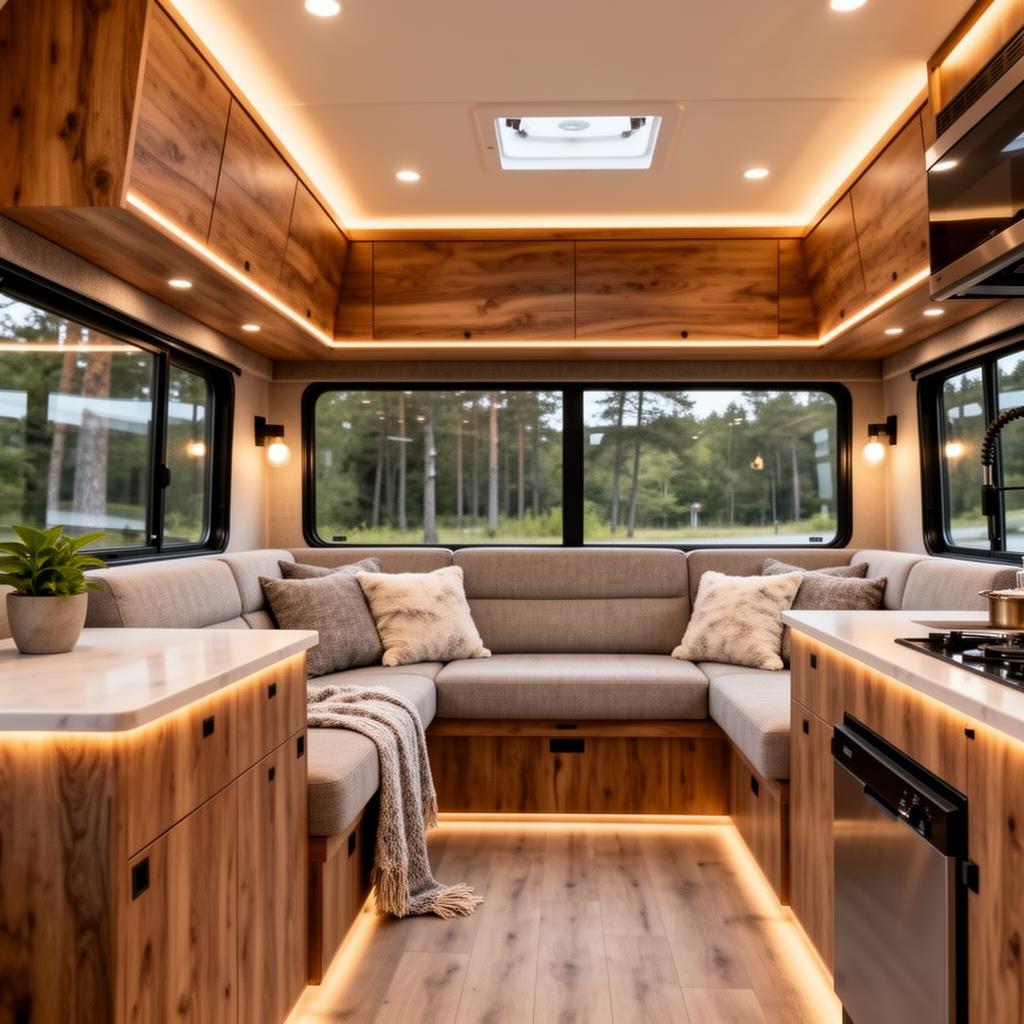 Renovated RV interior
